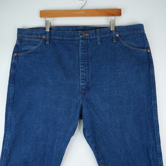 Wrangler Jeans Mens 44x32 Blue Cowboy Cut Western Rodeo Straight Leg 13MWZPW - Picture 3 of 9